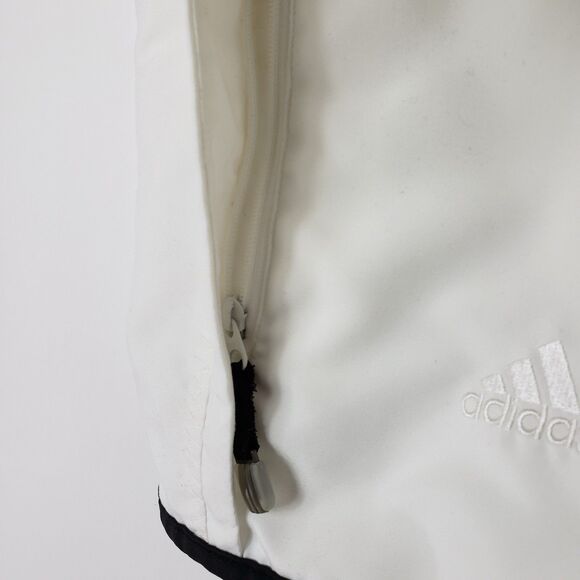 Adidas Women’s vest M white Climashell Wind Running full zip Pickleball Walking - Picture 11 of 12